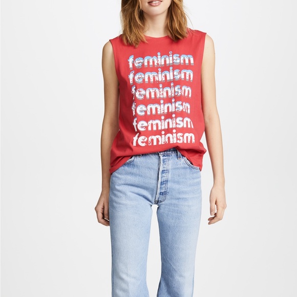 Rebecca Minkoff Feminism Muscle Tee - XXS - Picture 1 of 9